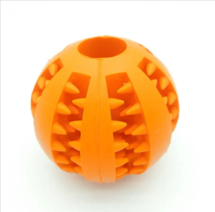 Interactive Rubber Slow Feeder Dog Ball HEARTLESS Habits