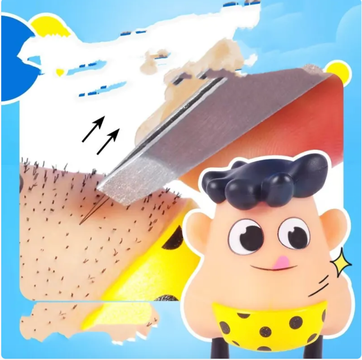 A Funny Toy To Vent One's Beard HEARTLESS Habits