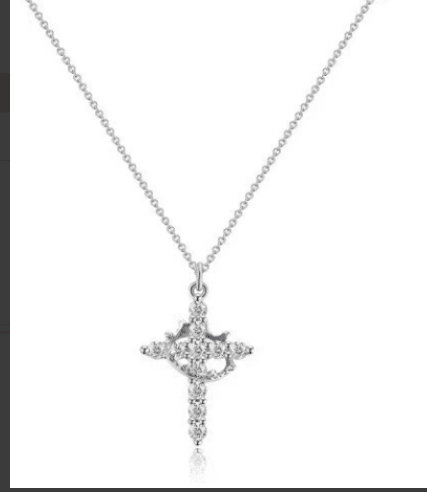 Crown Cross Necklace HEARTLESS Habits