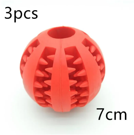 Interactive Rubber Slow Feeder Dog Ball HEARTLESS Habits