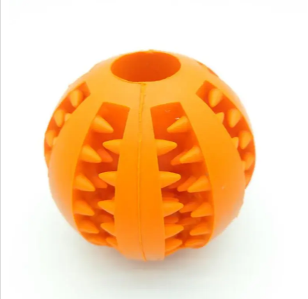 Interactive Rubber Slow Feeder Dog Ball HEARTLESS Habits
