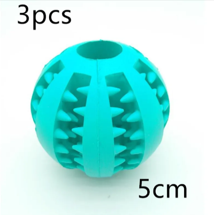 Interactive Rubber Slow Feeder Dog Ball HEARTLESS Habits