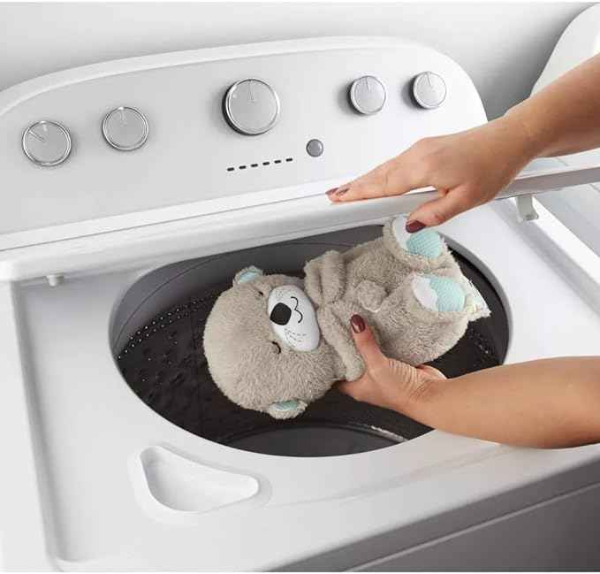 Sound Machine Soothe 'n Snuggle Otter Portable Plush Baby Toy with Sensory Details Music Lights & Rhythmic Breathing Motion HEARTLESS Habits
