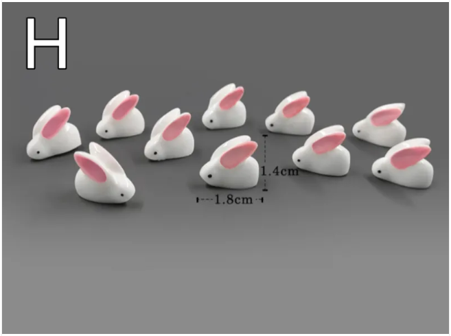 Mini Resin Animal Figurines – DIY Micro-Landscape Decor HEARTLESS Habits