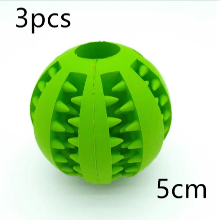 Interactive Rubber Slow Feeder Dog Ball HEARTLESS Habits