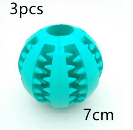 Interactive Rubber Slow Feeder Dog Ball HEARTLESS Habits