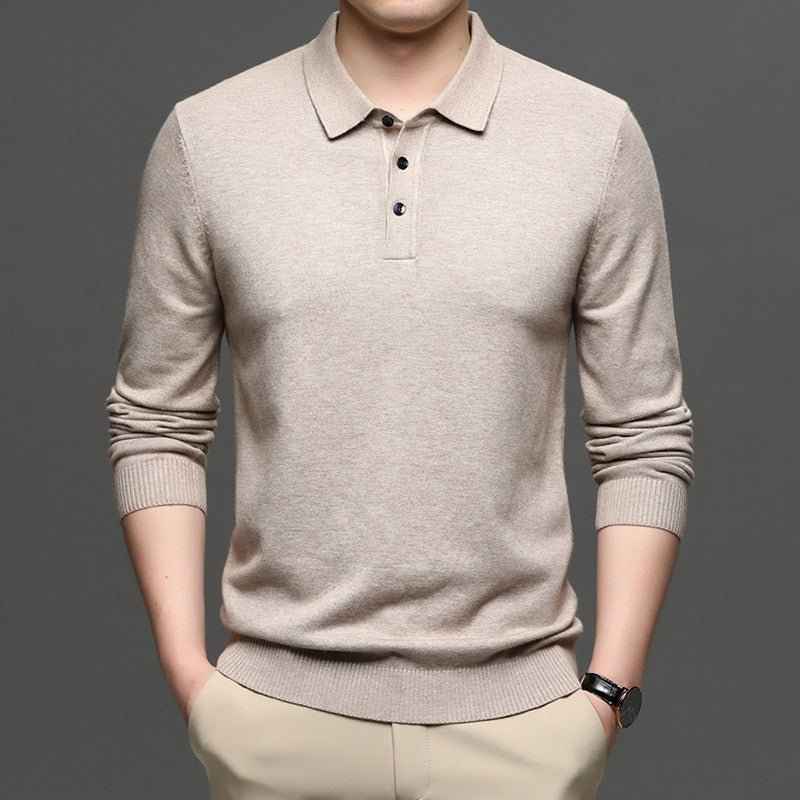 Men's Lapel Knit Pullover Sweater HEARTLESS Habits