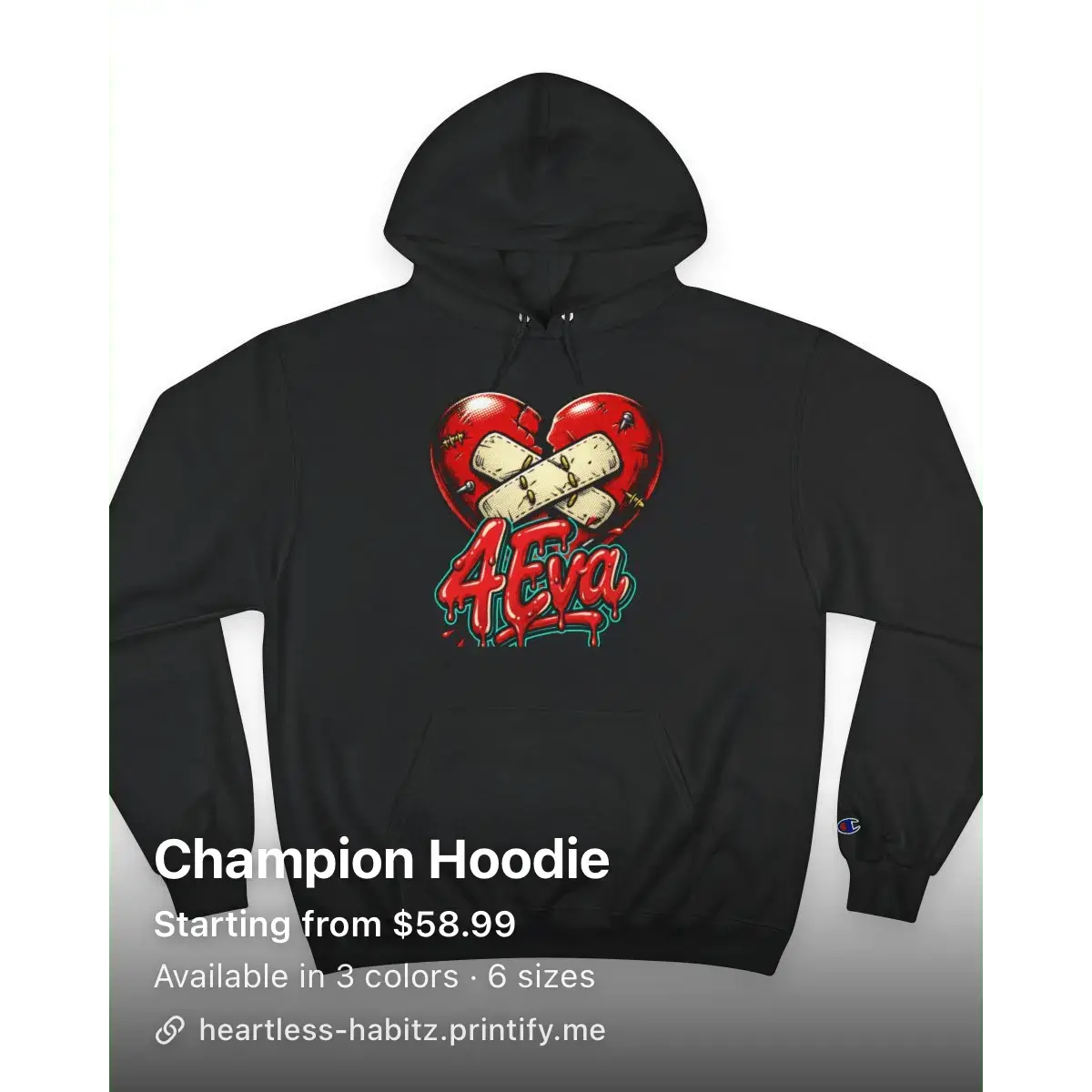 Champion 4eva Heartless Hoodie