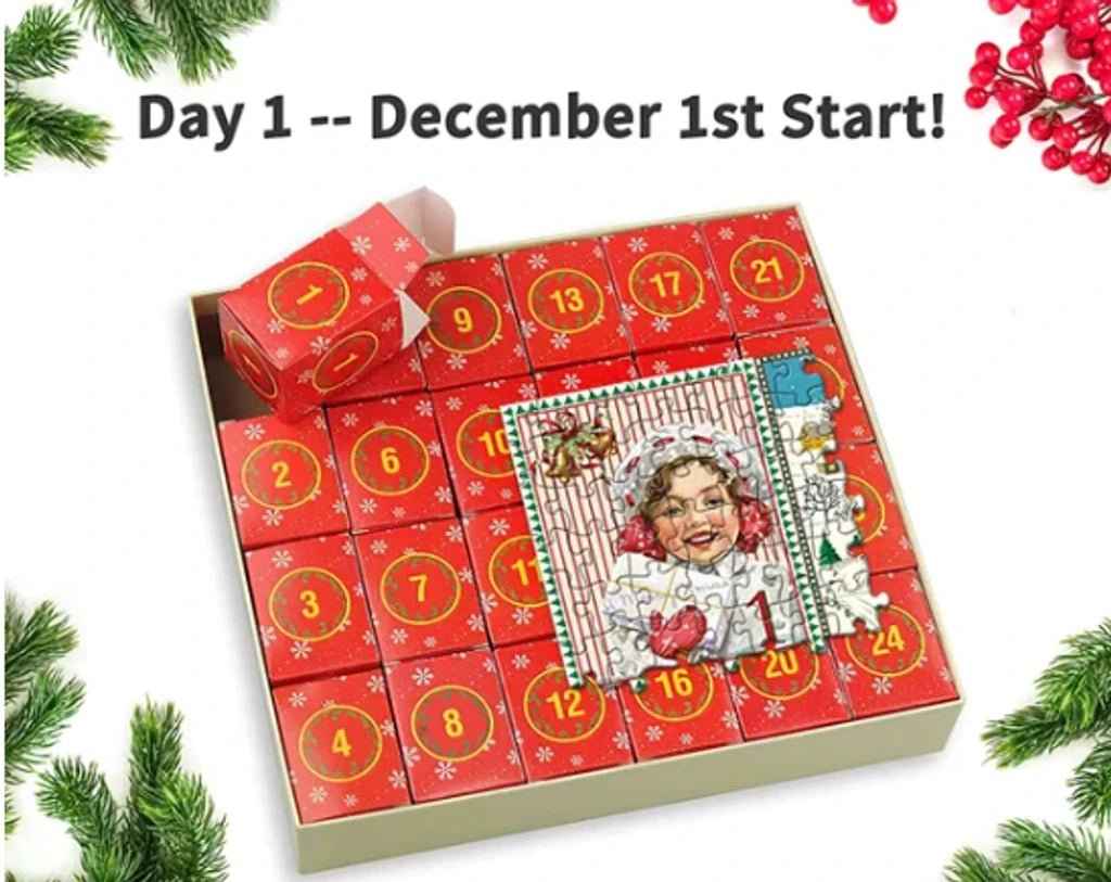Merry Jigsaw Advent Calendar Puzzle HEARTLESS Habits
