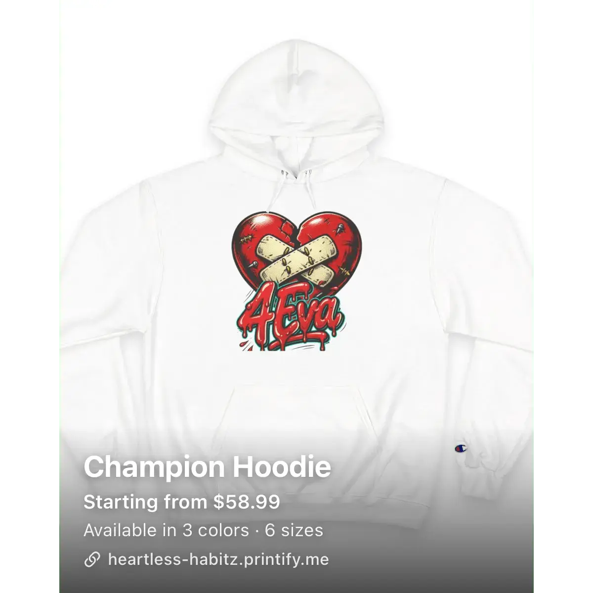 Champion 4eva Heartless Hoodie