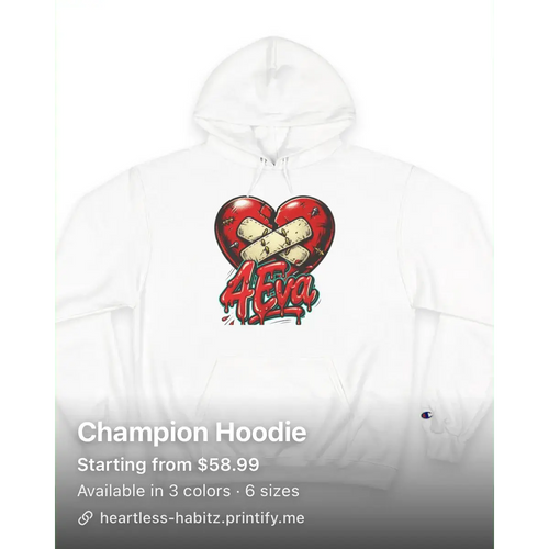 Champion 4eva Heartless Hoodie