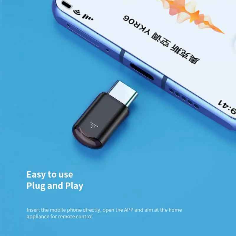 ype-C Micro USB Smart IR Remote Control Phone APP Mini Adapter HEARTLESS Habits