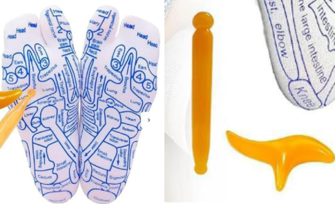 Reflexology Socks with Massage Tool (One Set) HEARTLESS Habits