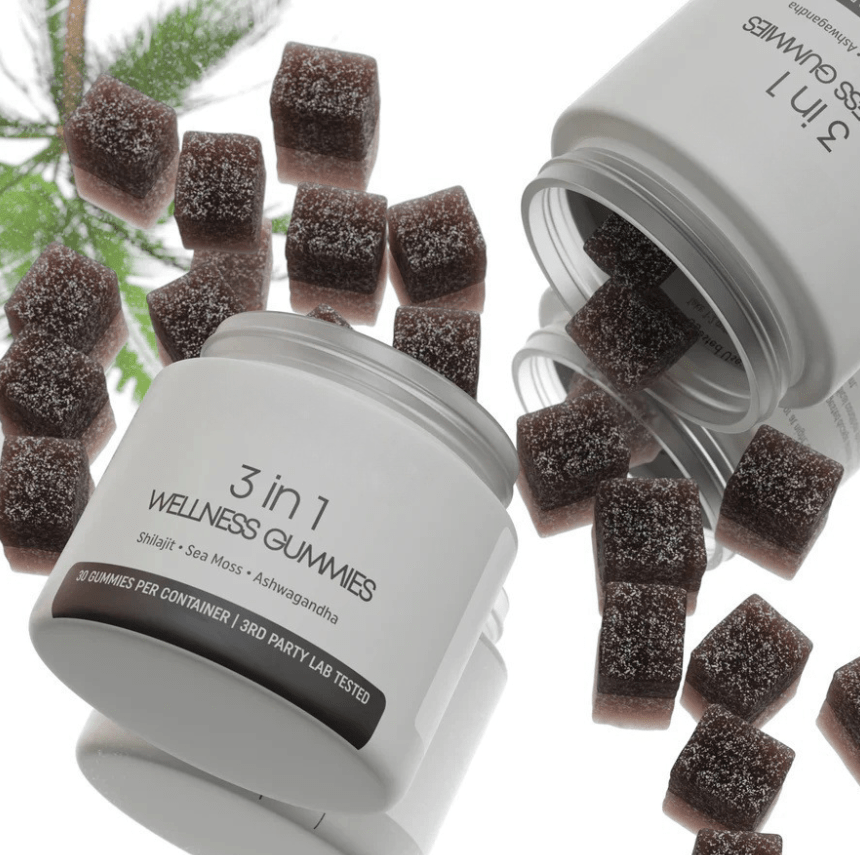 Shilajit 3-in-1 Gummies for Men HEARTLESS Habits