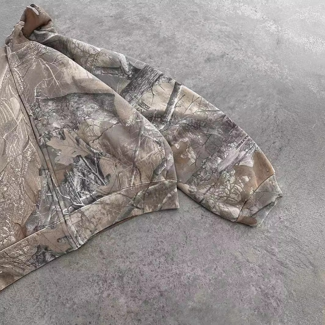 Urban Camo Retro Hoodie HEARTLESS Habits