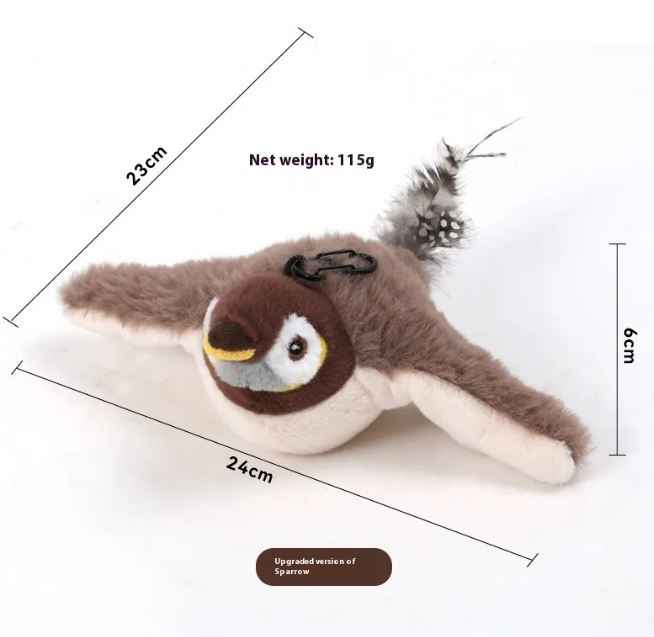 Flapping Bird Cat  Toy HEARTLESS Habits