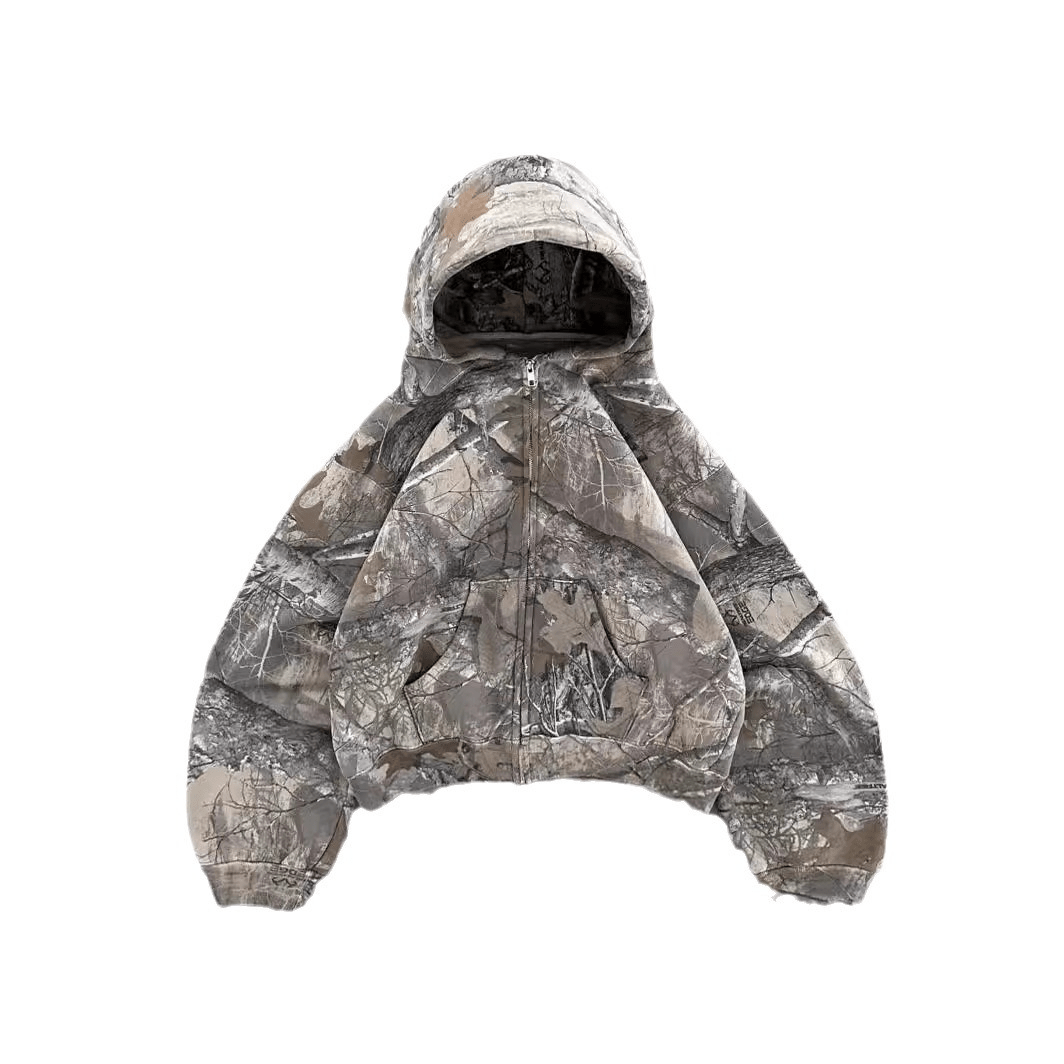 Urban Camo Retro Hoodie HEARTLESS Habits