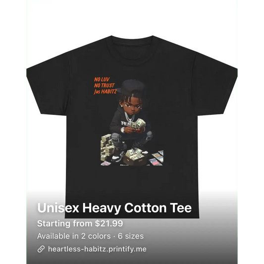 BABYmoney Heavy T-Shirt - HEARTLESS Habits