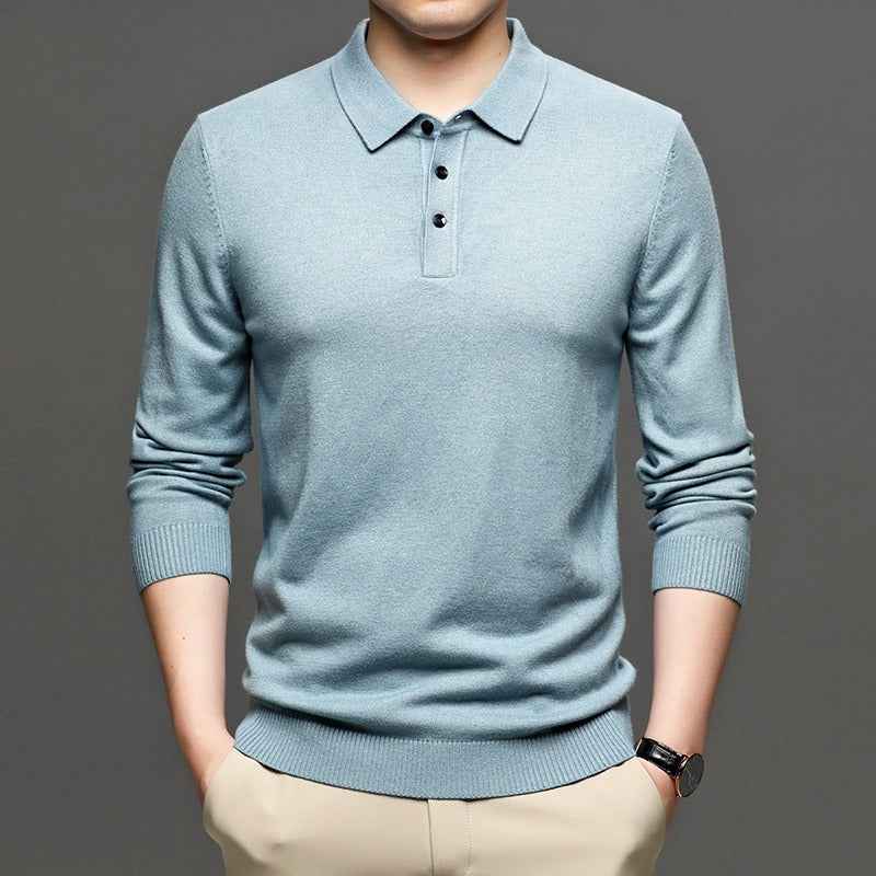Men's Lapel Knit Pullover Sweater HEARTLESS Habits