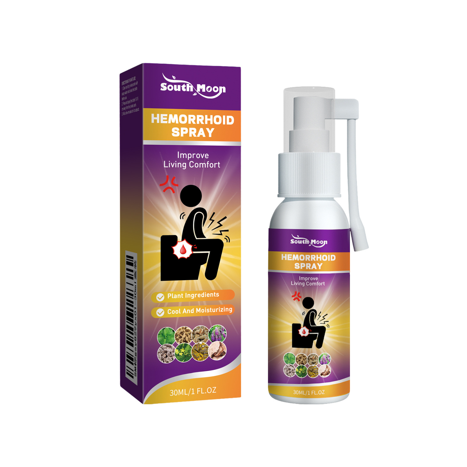 Herbal Hemorrhoid Relief Spray - HEARTLESS Habits