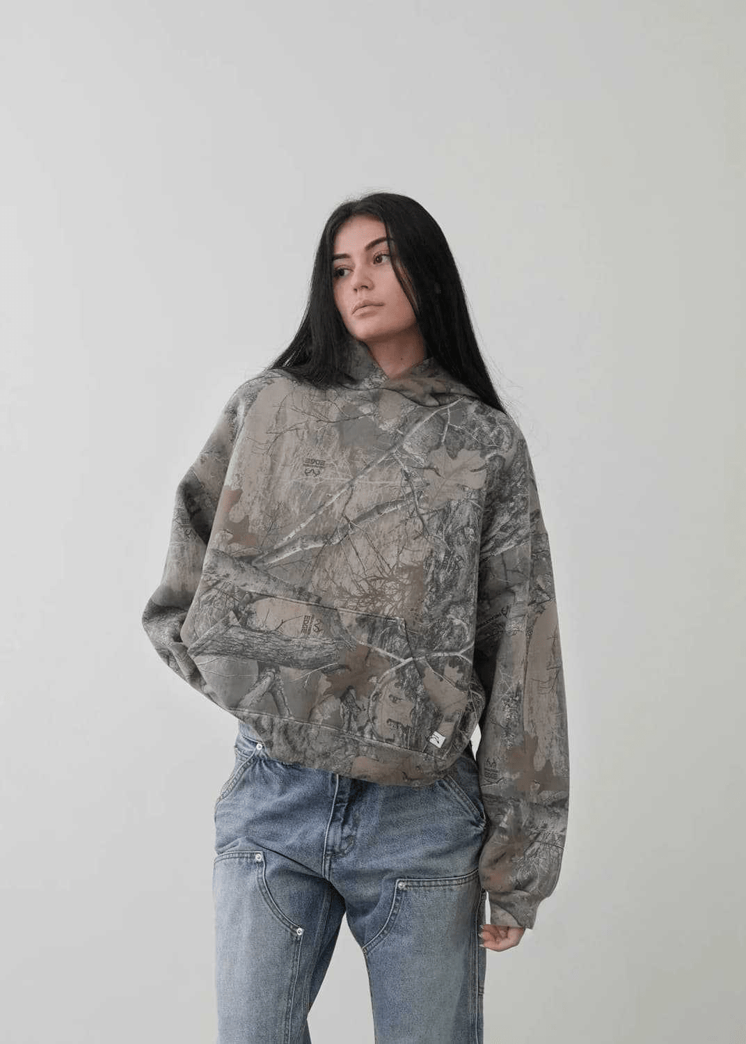 Urban Camo Retro Hoodie HEARTLESS Habits
