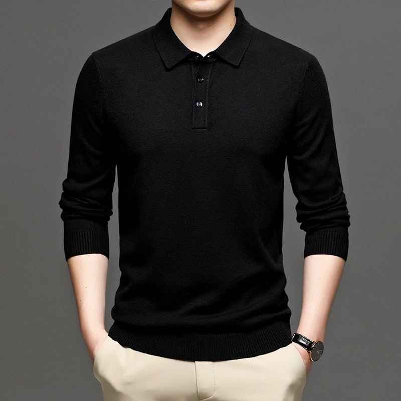 Men's Lapel Knit Pullover Sweater HEARTLESS Habits