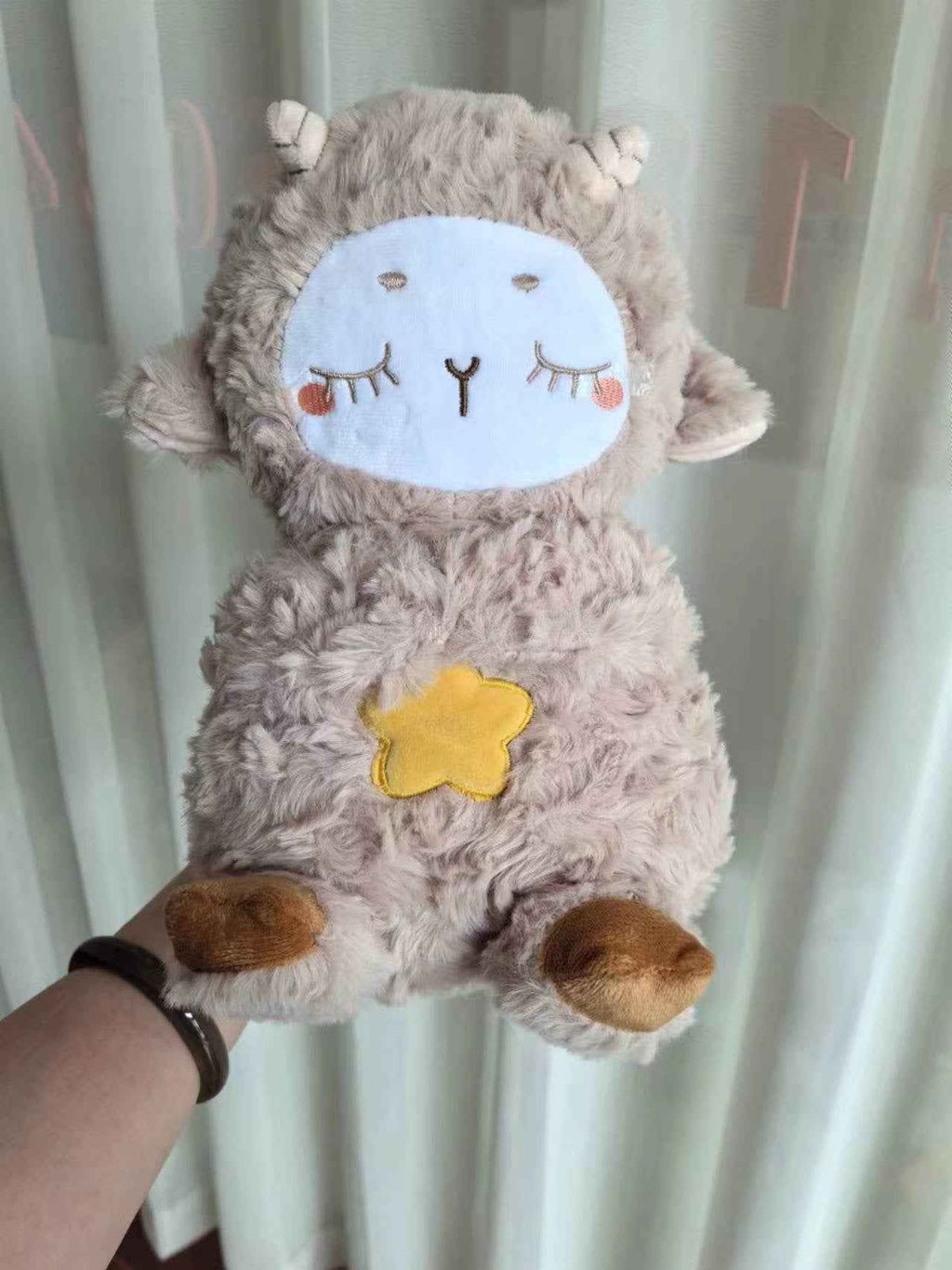 Sound Machine Soothe 'n Snuggle Otter Portable Plush Baby Toy with Sensory Details Music Lights & Rhythmic Breathing Motion HEARTLESS Habits