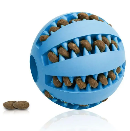 Interactive Rubber Slow Feeder Dog Ball HEARTLESS Habits