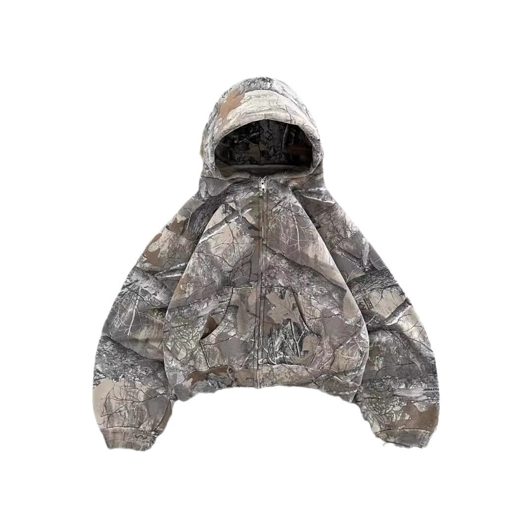 Urban Camo Retro Hoodie HEARTLESS Habits