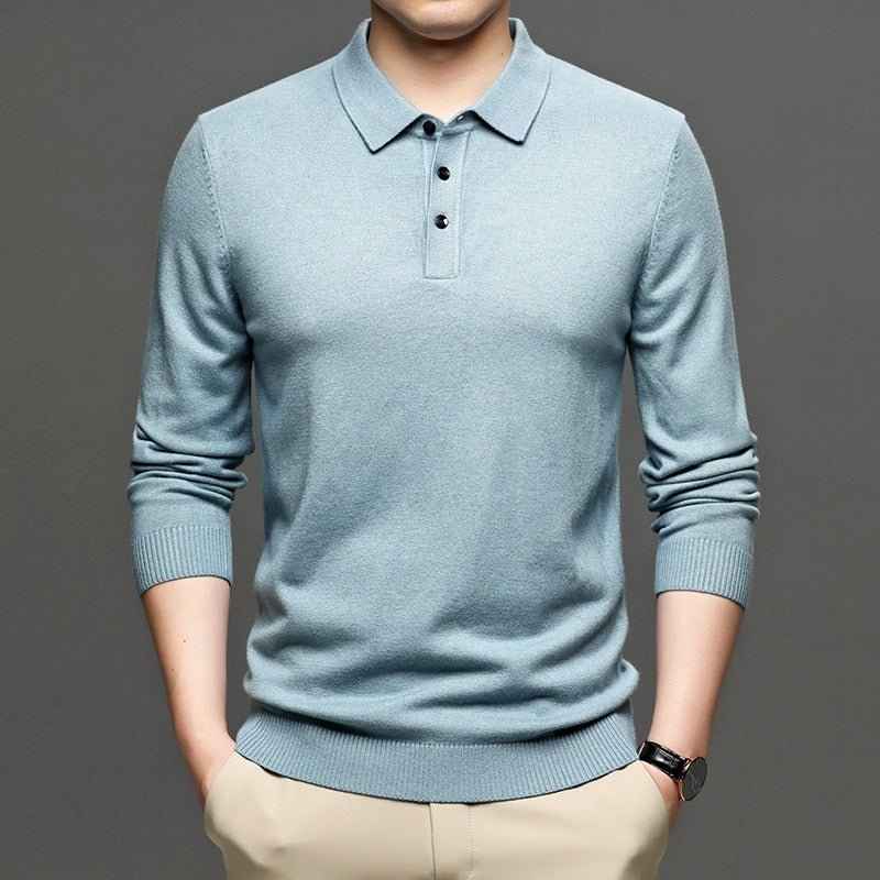 Men's Lapel Knit Pullover Sweater HEARTLESS Habits