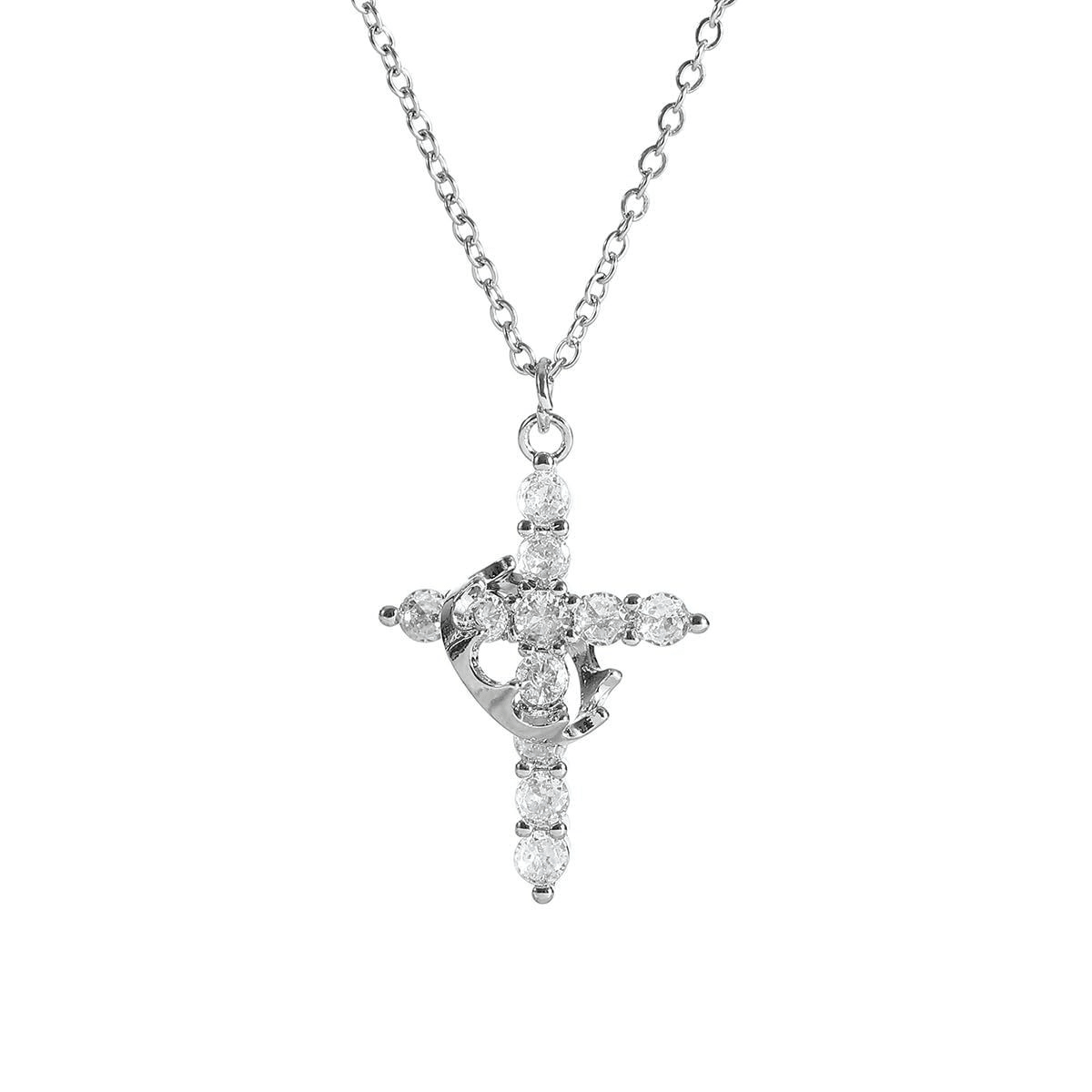 Crown Cross Necklace HEARTLESS Habits