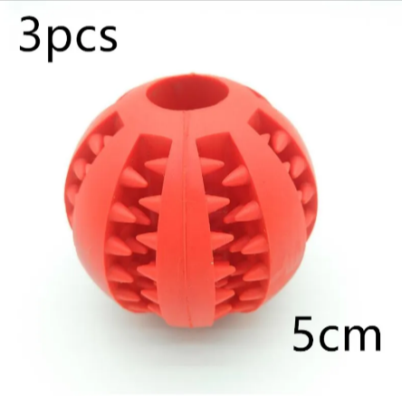 Interactive Rubber Slow Feeder Dog Ball HEARTLESS Habits