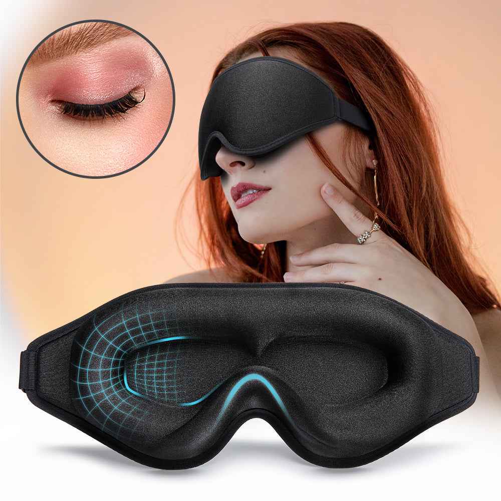 3D Natural Memory Foam Sleep Mask for Comfort HEARTLESS Habits