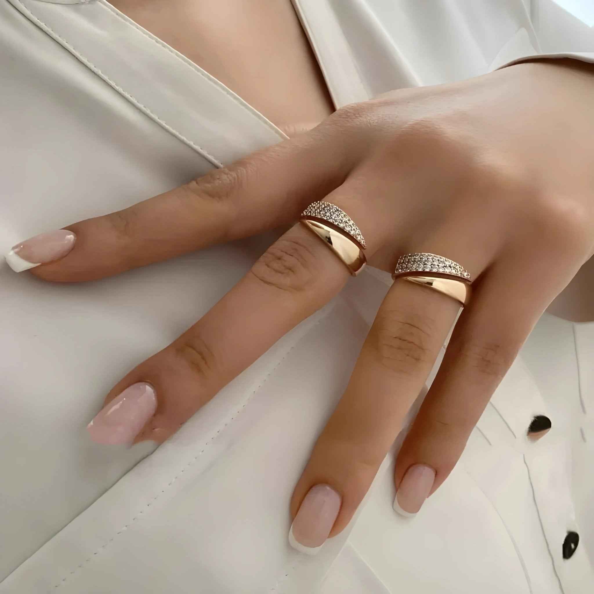 Elegant Adjustable Sparkle Ring HEARTLESS Habits